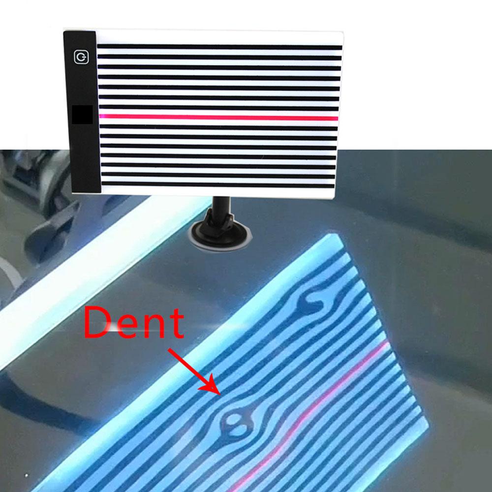 LED Reflector Line Board Light Paintless Dent Finder Lamp Car Repairing Accessory Dent Detector for Car Body
