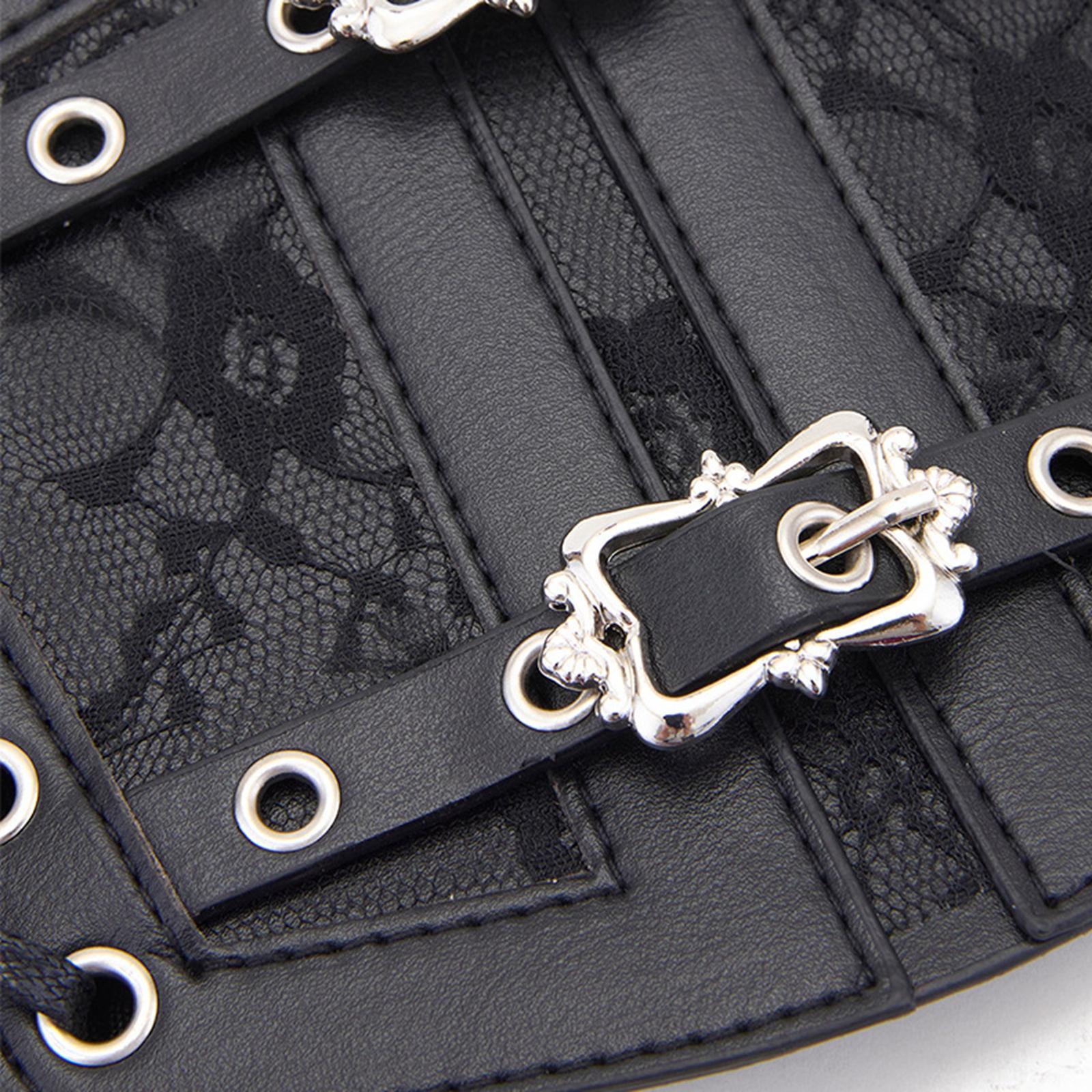 Women Lace up Tied Waist Belt, Wide Dress Belt Waistband Corset Belts for Club Dresses Dancing Custume Cosplay