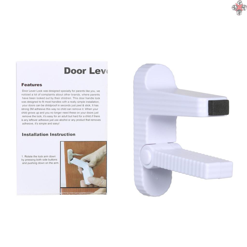 Set 2 Miếng Dán Chặn Cửa Chống Mở Tiện Lợi Cho Bé