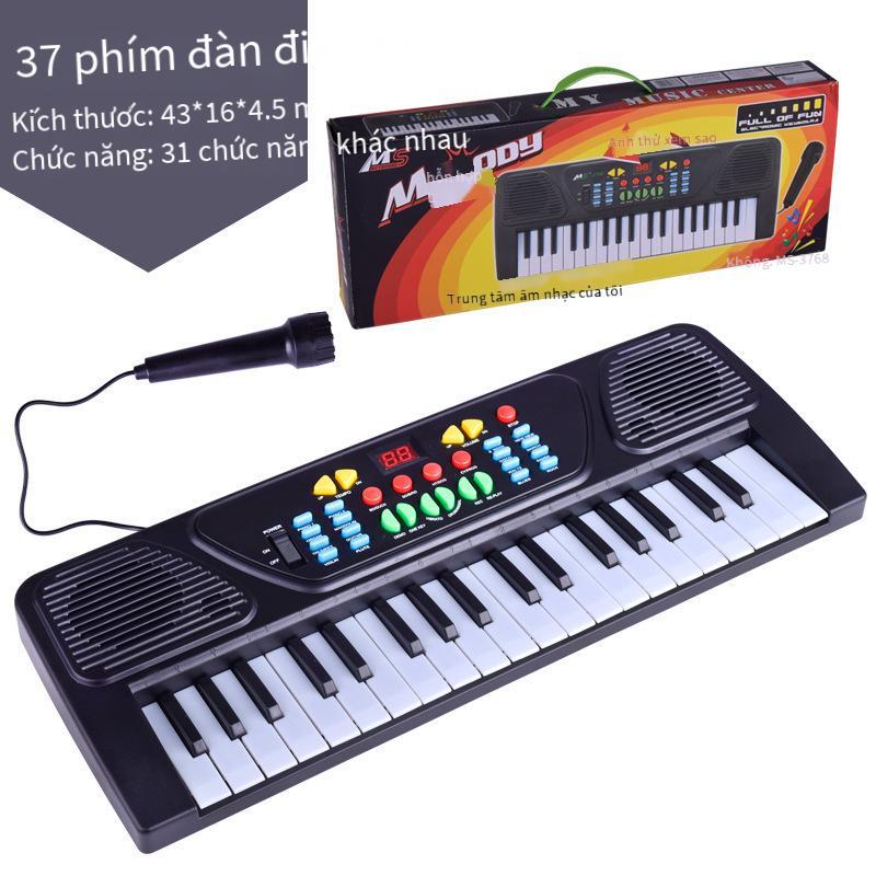 Phong cách mới nhất Amazon 37 phím dành cho trẻ em đàn organ điện tử micrô micrô đa chức năng âm nhạc đàn piano đồ chơi nhạc cụ