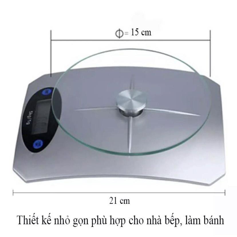 Cân điện tử MEIDI 5KG cân mặt kính cường lực độ chính xác cao