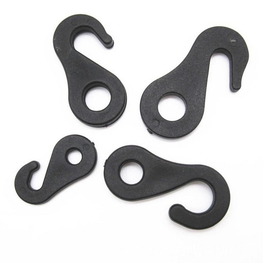 2x10Pcs / Set Tent Awning Attachment Hook Tie Rope 3.6 Cm End Bungee Rope