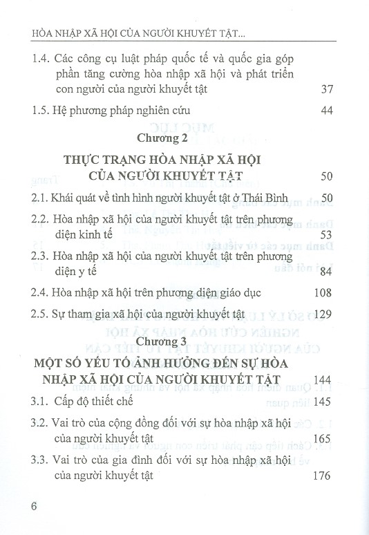 Hòa Nhập Xã Hội Của Người Khuyết Tật Từ Tiếp Cận Phát Triển Con Người (Sách Chuyên Khảo)