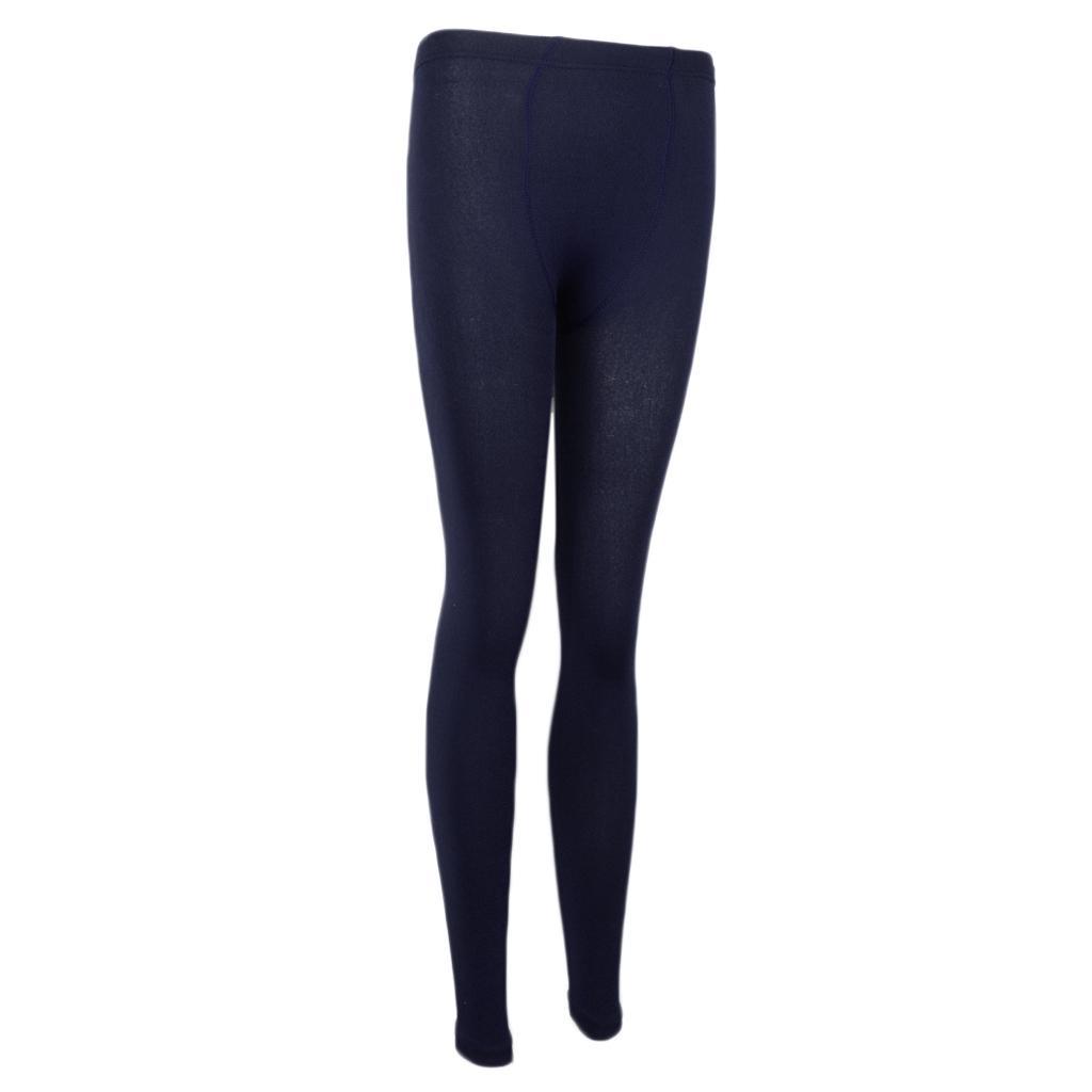 2 Pairs Ladies Fleece Lined Leggings Thick Winter Warm Tights Footless