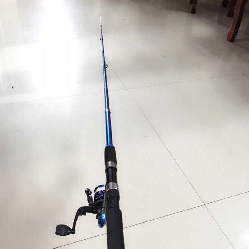 Bộ cần câu 3m6 shimano + máy câu + phụ kiện 13 món đầy đủ cần tải cá lên 8kg hàng loại 1 y hình