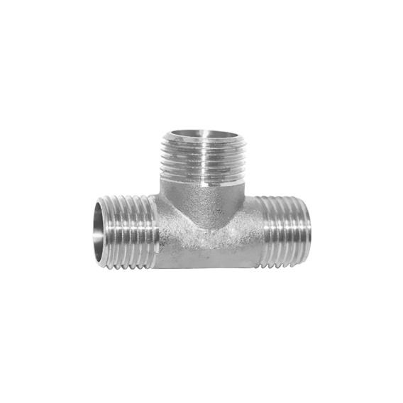 Tê ren trong ren ngoài inox 304, tê inox 3 đầu ren ngoài