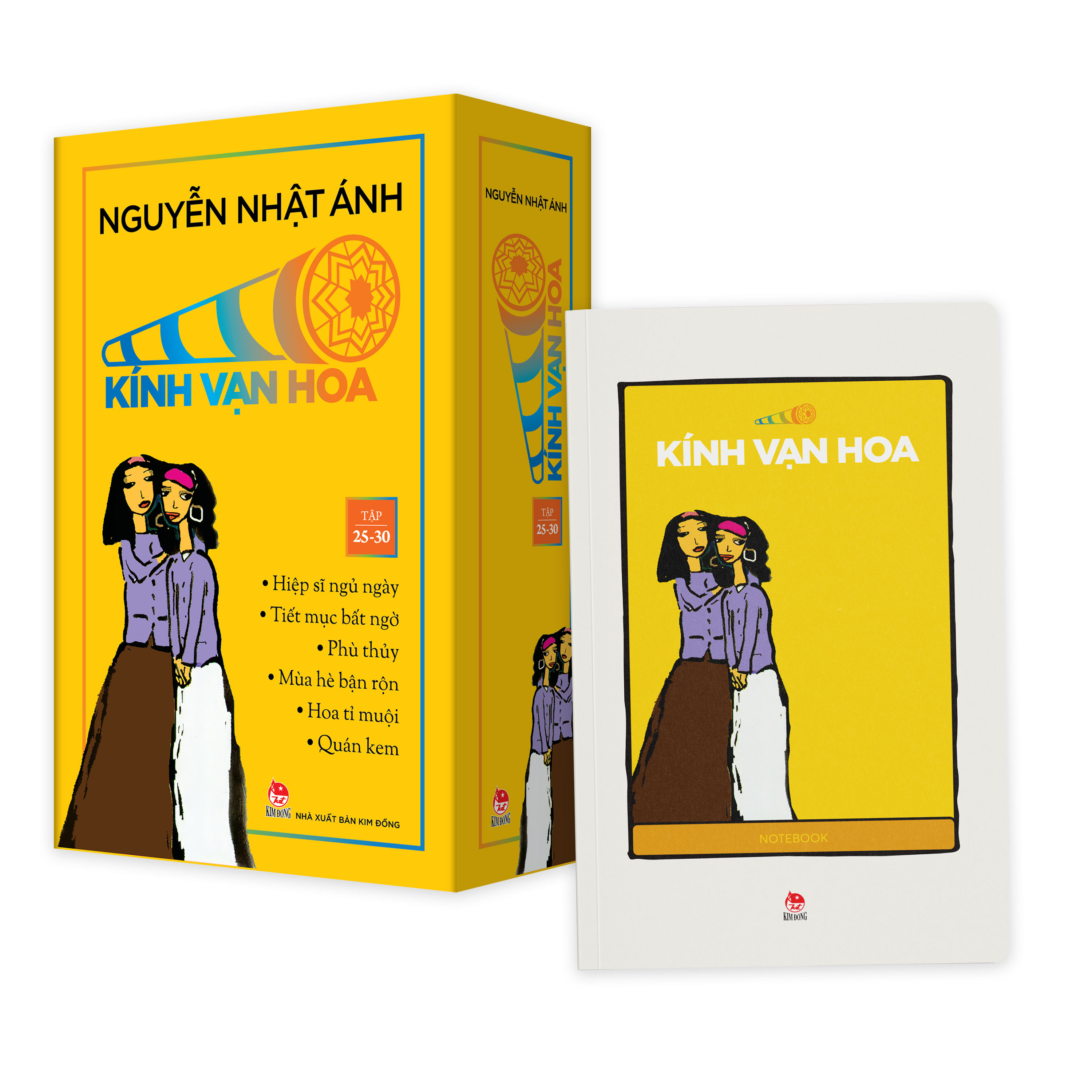 Combo 09 Boxset Kính Vạn Hoa Bộ Kỉ Niệm 30 Năm - Tặng Kèm 1 Sổ Tay Trong Mỗi Boxset + 1 Túi canvas cho đơn hàng mua sớm nhất