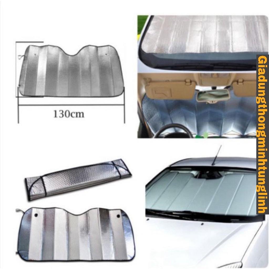 Bạt Che Nắng Kính Lái Ô Tô Cách Nhiệt Chống Nóng - 3 lớp tráng bạc, dễ dàng gấp gọn vệ sinh