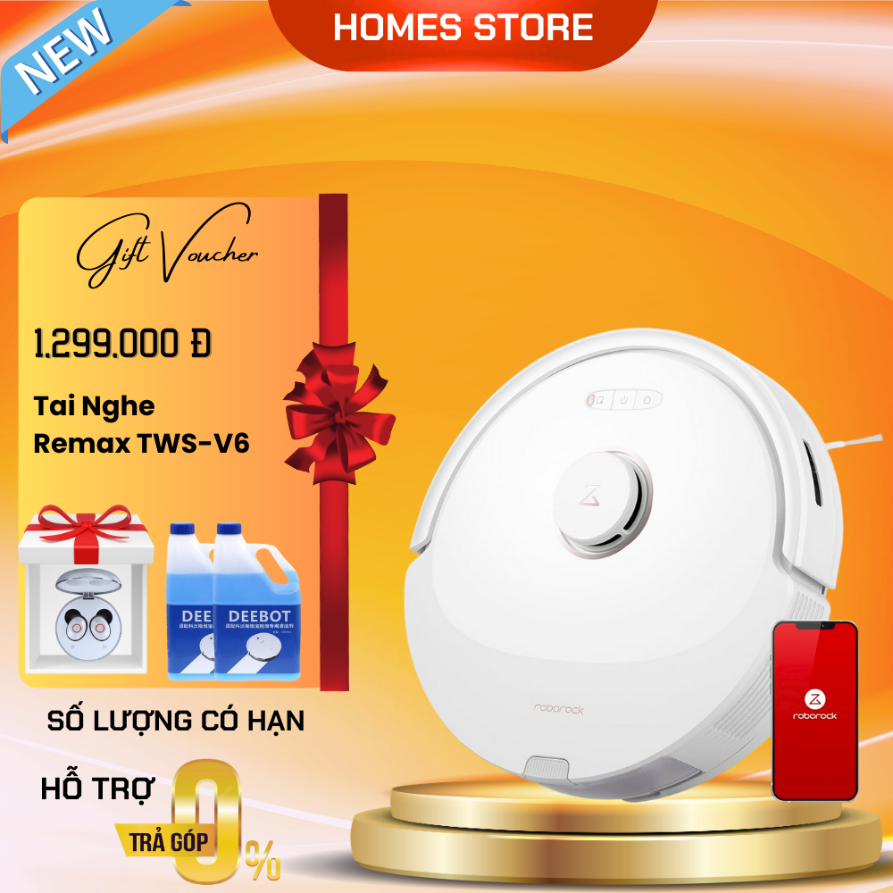 Robot Hút Bụi Lau Nhà Roborock Q10 VF Công Nghệ Lau Rung, Lực Hút 10.000 Pa - Hàng Chính Hãng