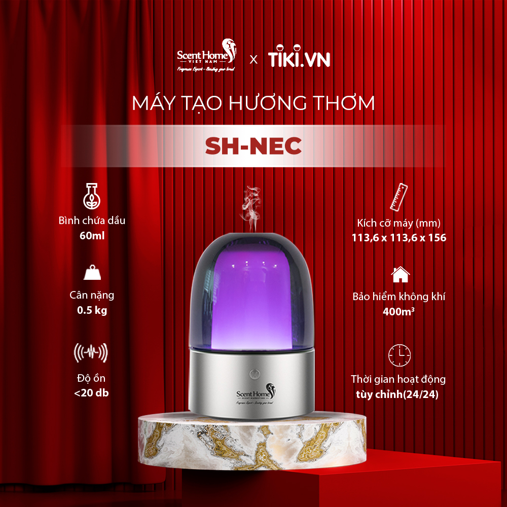 Máy khuếch tán tinh dầu cao cấp Scent Homes