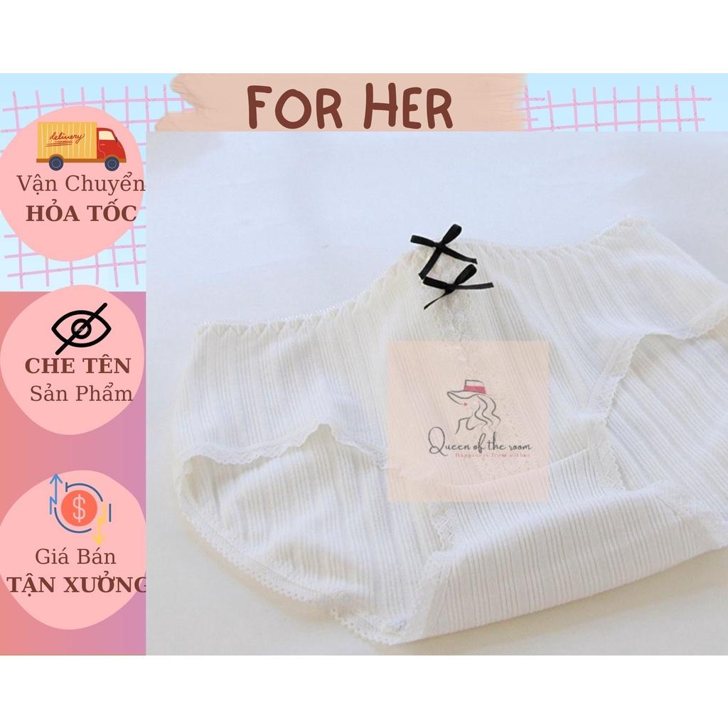 Quần lót cotton nữ mẫu trơn size M