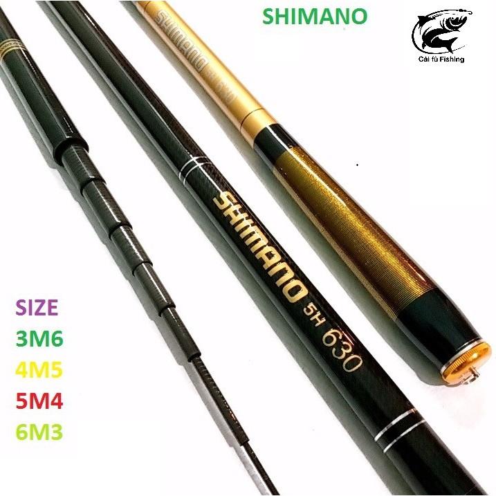 Cần Câu Tay SHIMANO 5H Dài 3m6-4m5-5m4-6m3 TẶNG PHỤ KIỆN