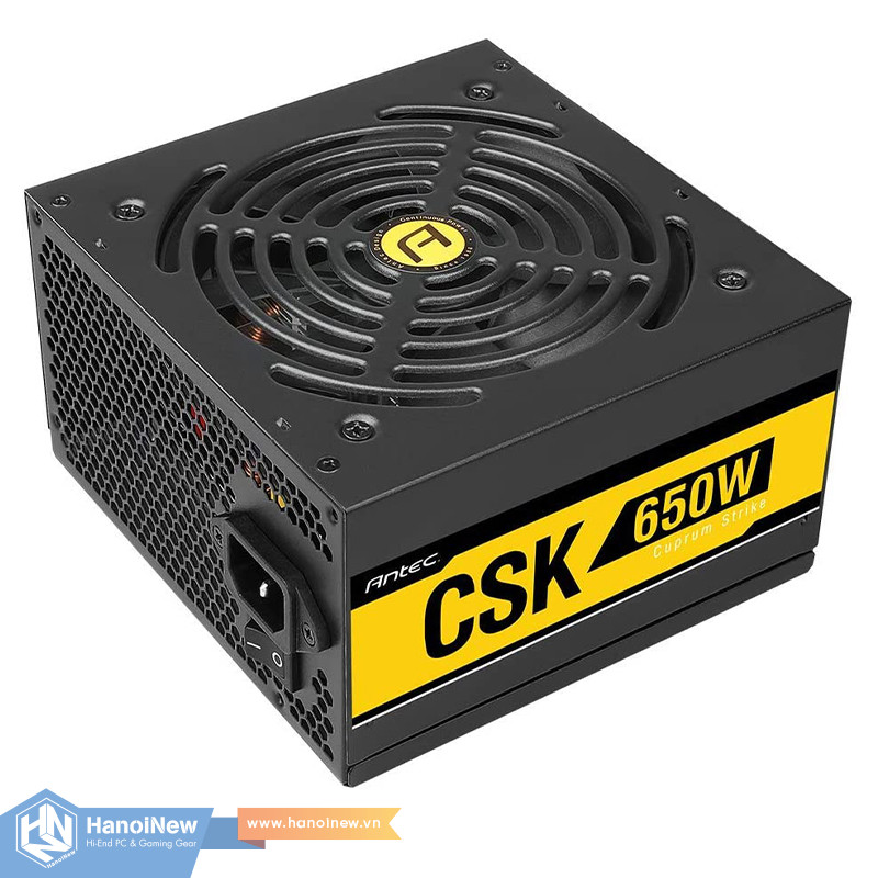 Nguồn Antec CUPRUM STRIKE CSK 650W 80 Plus Bronze - Hàng chính hãng