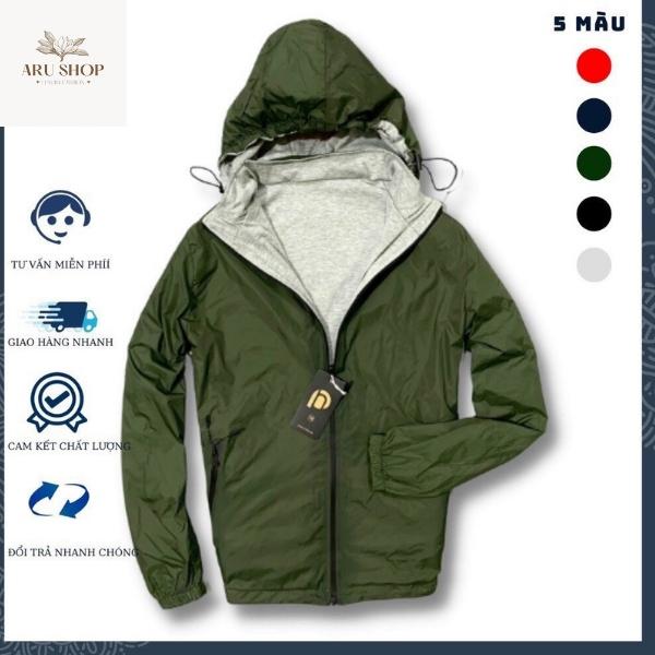Áo Khoác Gió Nam Nữ Lót Nỉ Siêu Ấm 5 Màu Cơ Bản - Hàng siêu đẹp ARU SHOP