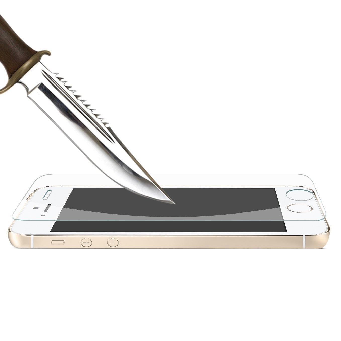 Tấm dán kính cường lực độ cứng 9H dành cho iPhone 5 - KLC01