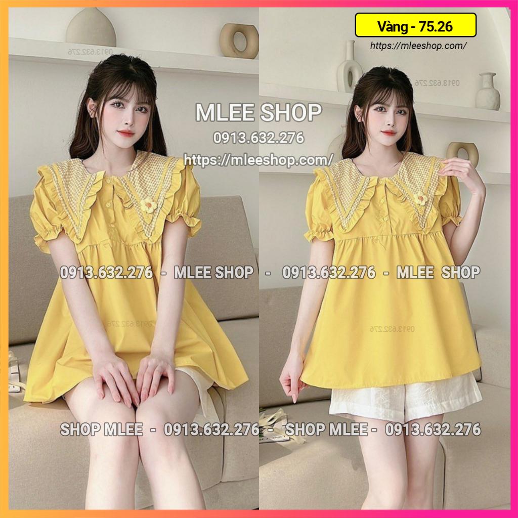 Áo bầu công sở đẹp, áo bà bầu thời trang, MLEE SHOP