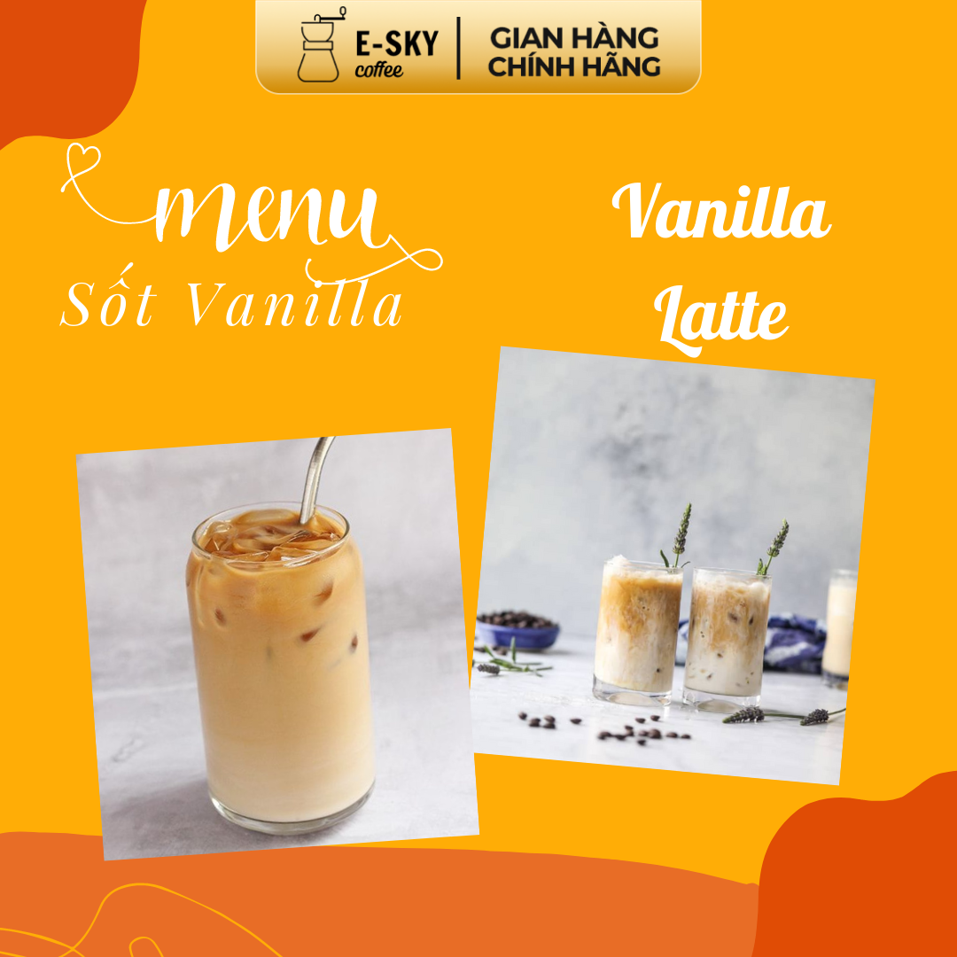 Sốt Vani Pomona Vanilla Sauce Nguyên Liệu Pha Chế Cà Phê Trà Sữa Hàn Quốc Chai 2kg