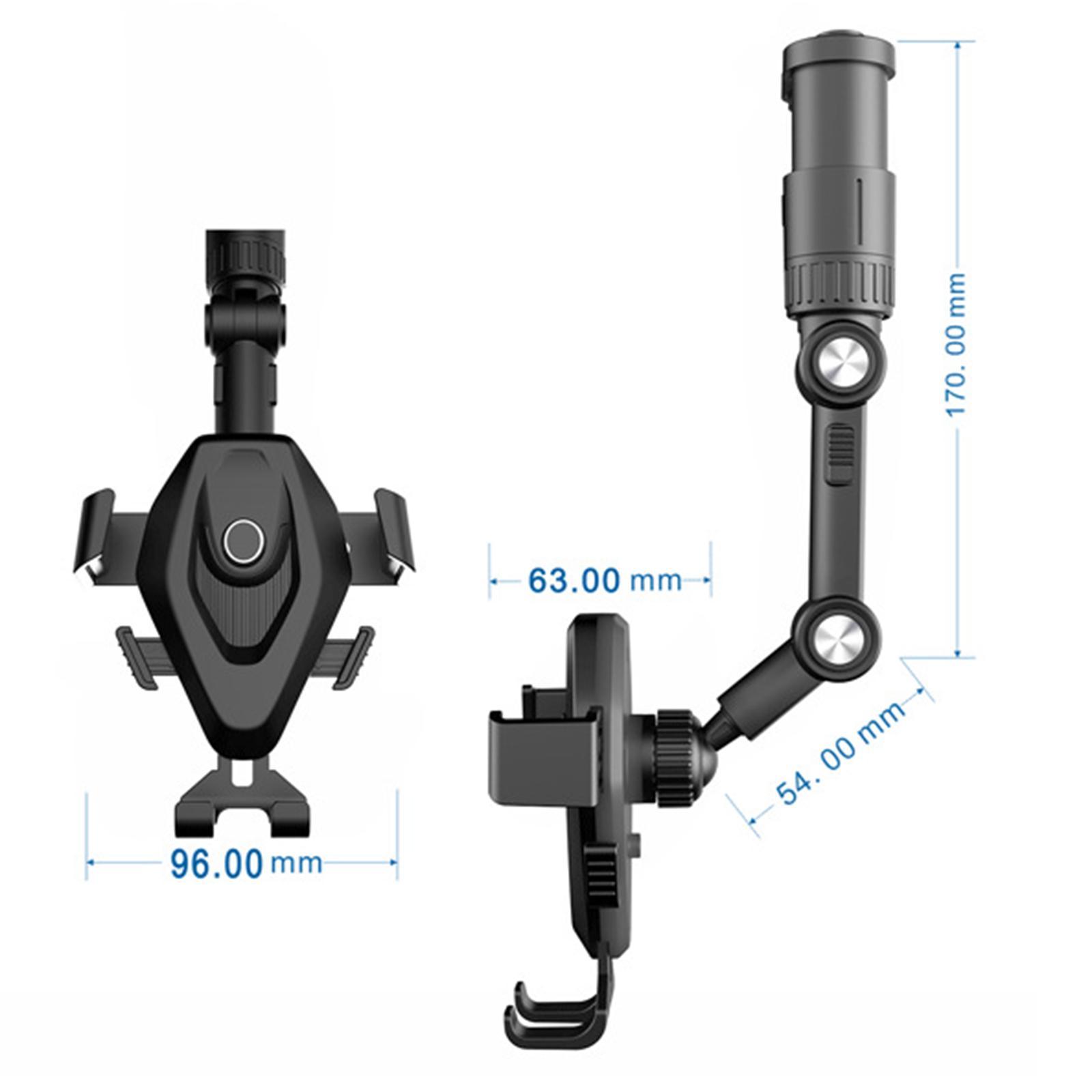 Car Phone Mount Phone Stand Universal Black