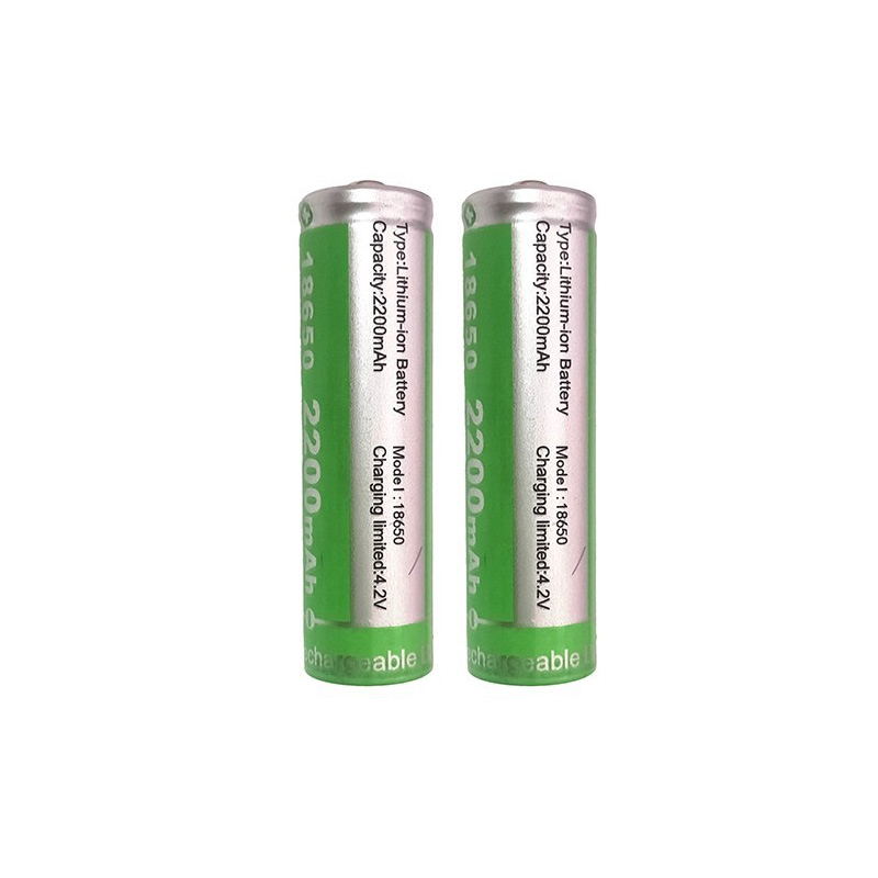 Combo 2 Pin Sạc 18650 3.7V Xanh Lá Dung Lượng Thật 2200mAh