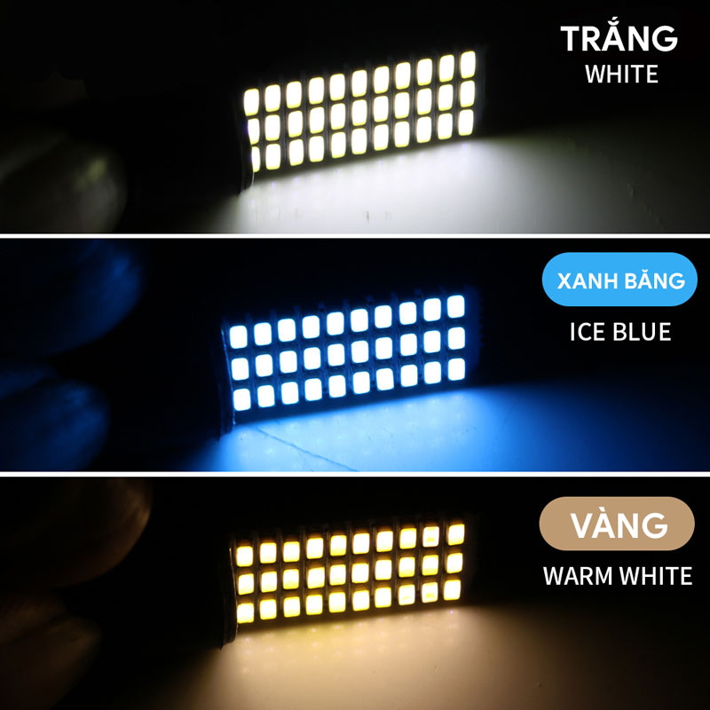 Đèn LED T10 1 mặt chip 3014 T103014-33