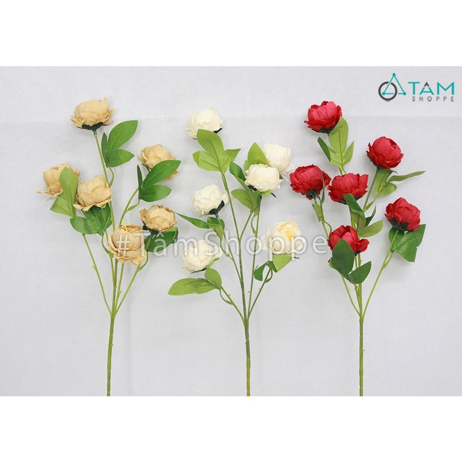 Cành hoa hồng Sapa giả cao cấp CHG-130