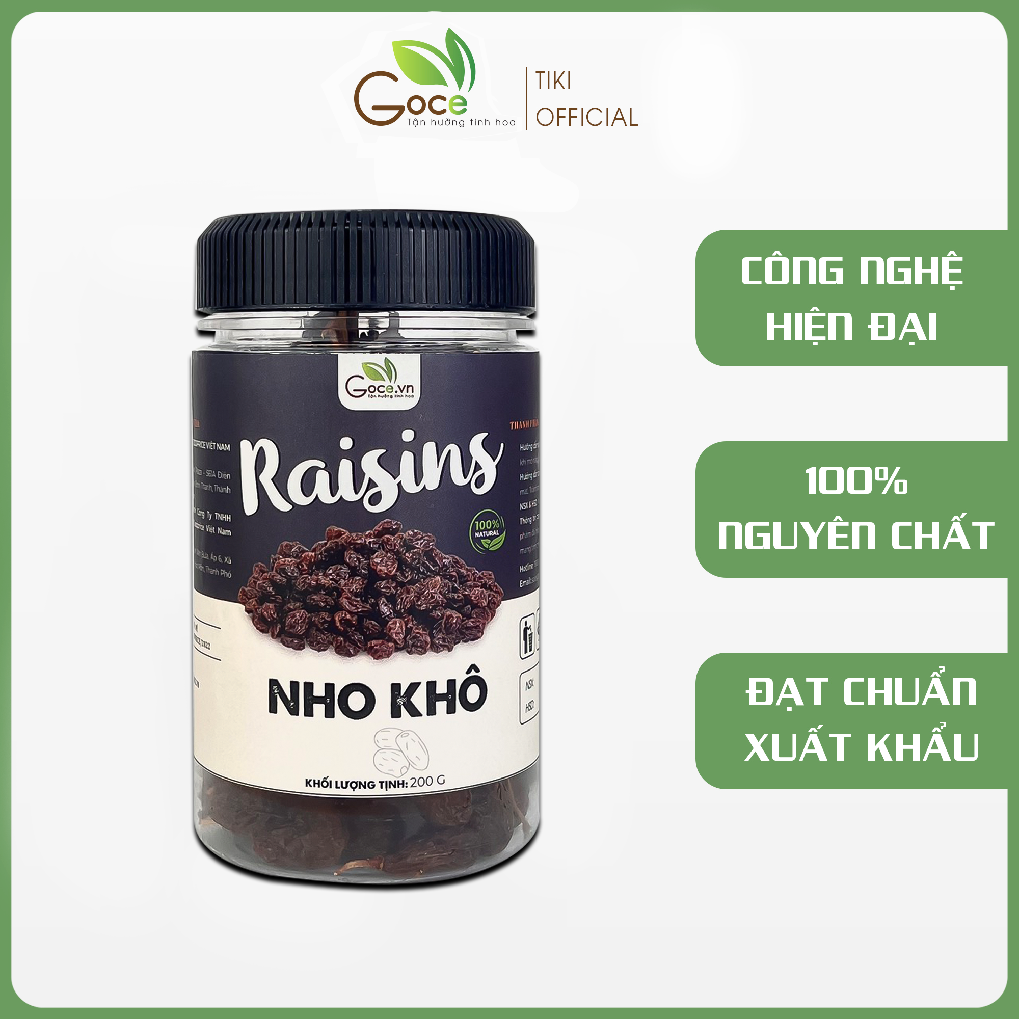 Nho khô sấy Goce - 200g