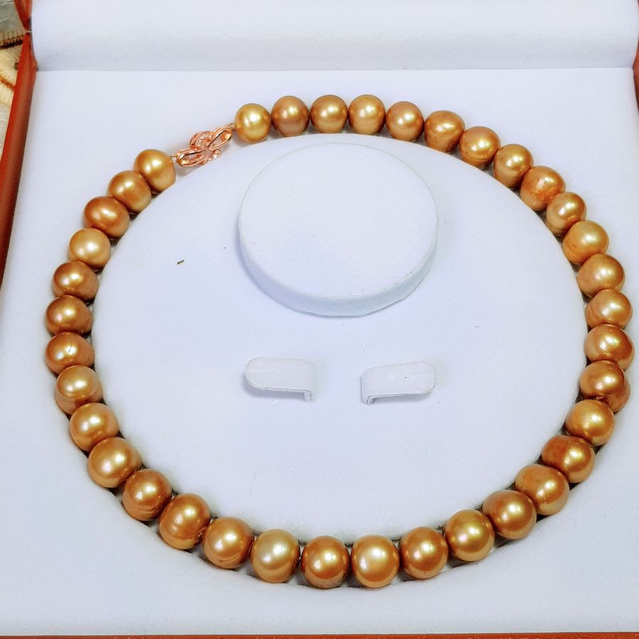 Vòng Cổ Ngọc Trai Nước Ngọt Thiên Nhiên Cao Cấp - Chuỗi Đơn Sang Trọng - Trang Sức Cô Tấm - LENA PEARL - CTJ0312