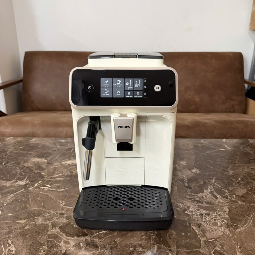 Máy pha cà phê Espresso, Americano tự động và Capuccino, Latte thương hiệu Hà Lan cao cấp Philips EP1221/69 - Hàng nhập khẩu