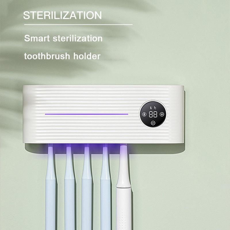 Giá để bàn chải Xiaomi Youpin Sothing kệ bàn chải đánh răng Dụng Cụ Lấy Kem Đánh Răng Khử Trùng Bằng Tia Uv hộp đánh răng kệ treo tường