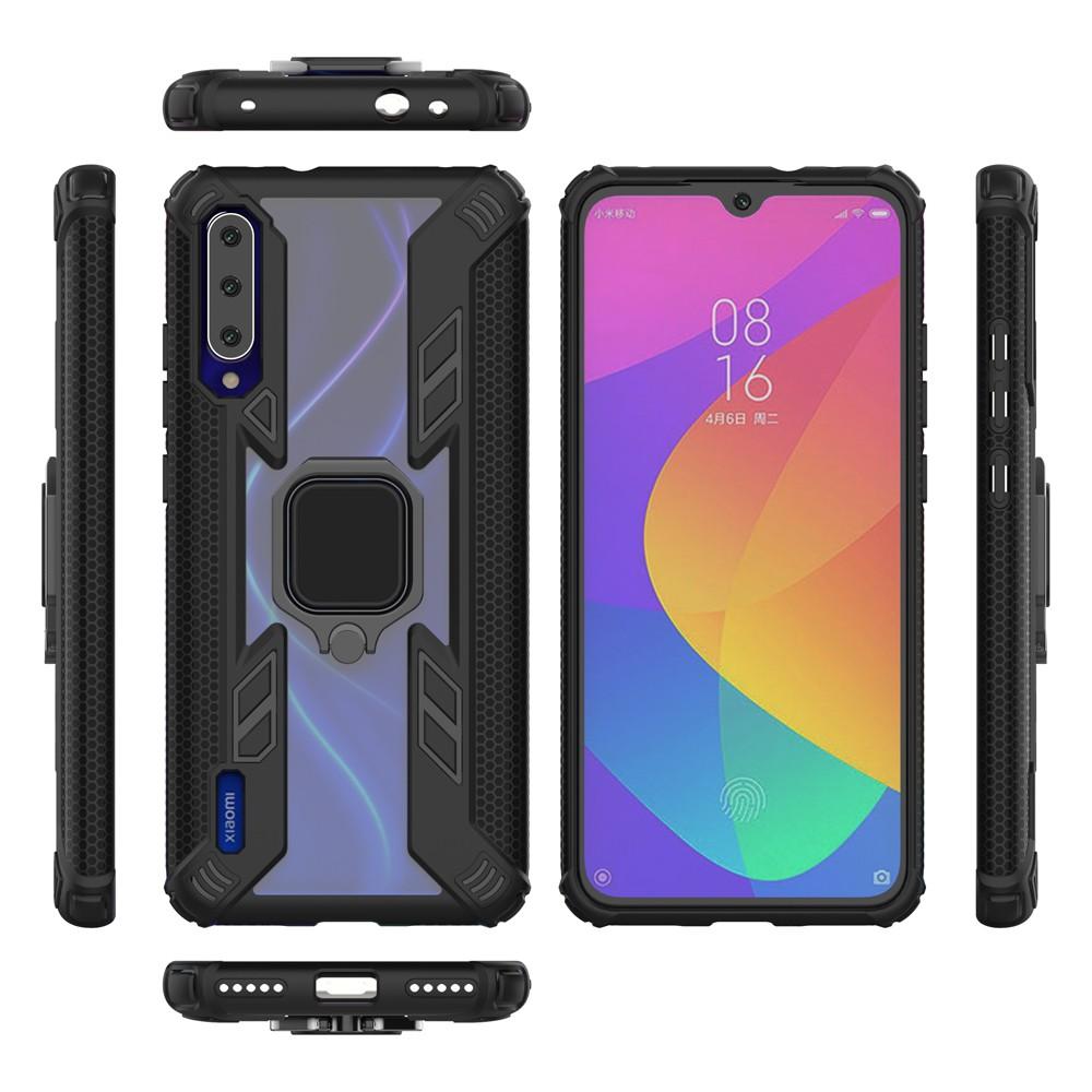 Ốp lưng dành cho Xiaomi Redmi Note 9 9S 9 Pro Max 10X 4G Poco X3 Pro NFC Mi A3 Mi 8 Lite iRON MAN nhẫn xoay TRONG SUỐT chống sốc