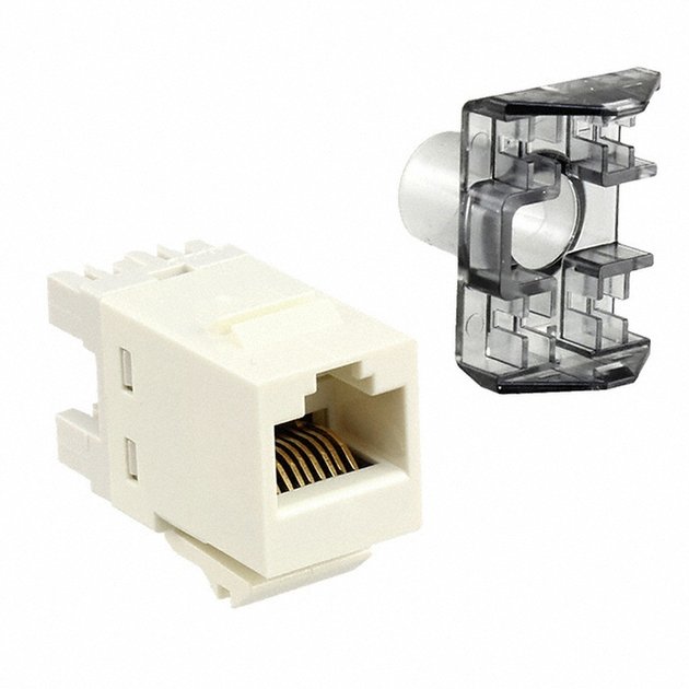 Đầu nối cáp mạng kiểu jack loại RJ45 cat6, Nhân mạng RJ45 cat6 Commscope 1375055-1 (Hàng chính hãng)