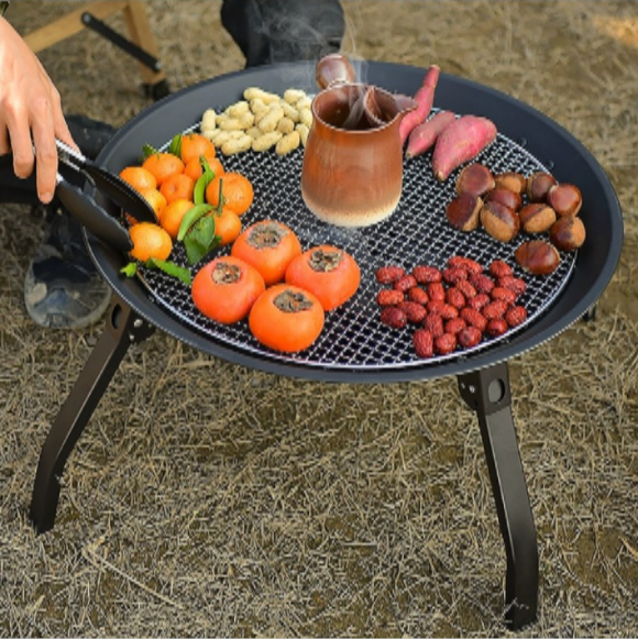 Bếp Lò Nướng Than Hoa BBQ Có thể xếp gọn Charcoal Brazier USA Full Option