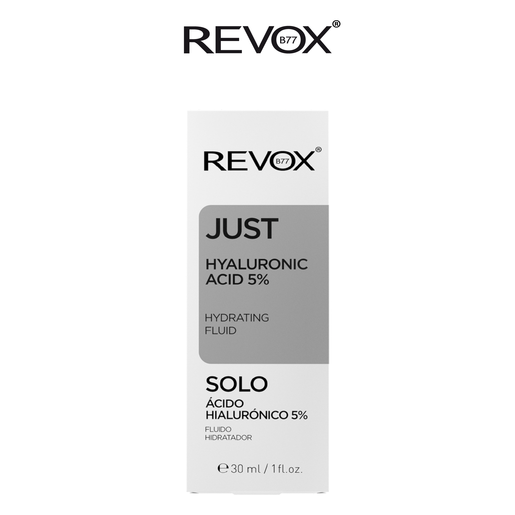 Tinh chất dưỡng ẩm cho mặt và cổ Revox B77 Just - Hyaluronic Acid 5%