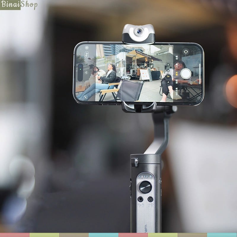Hohem Isteady V2S - Gimbal Chống Rung Cho Smartphone, Tích Hợp Cảm Biến AI, Thuật Toán Isteady 7.0, Tải Trọng 280g (Version 2023)- Hàng chính hãng