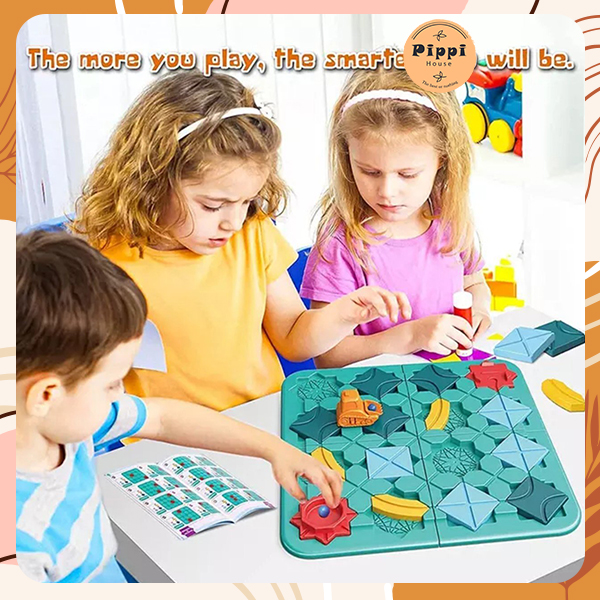 Đồ Chơi Giải Mã Mê Cung Phát Triển Trí Thông Minh Cho Bé Từ 3 Tuổi Nhiều Cấp Độ