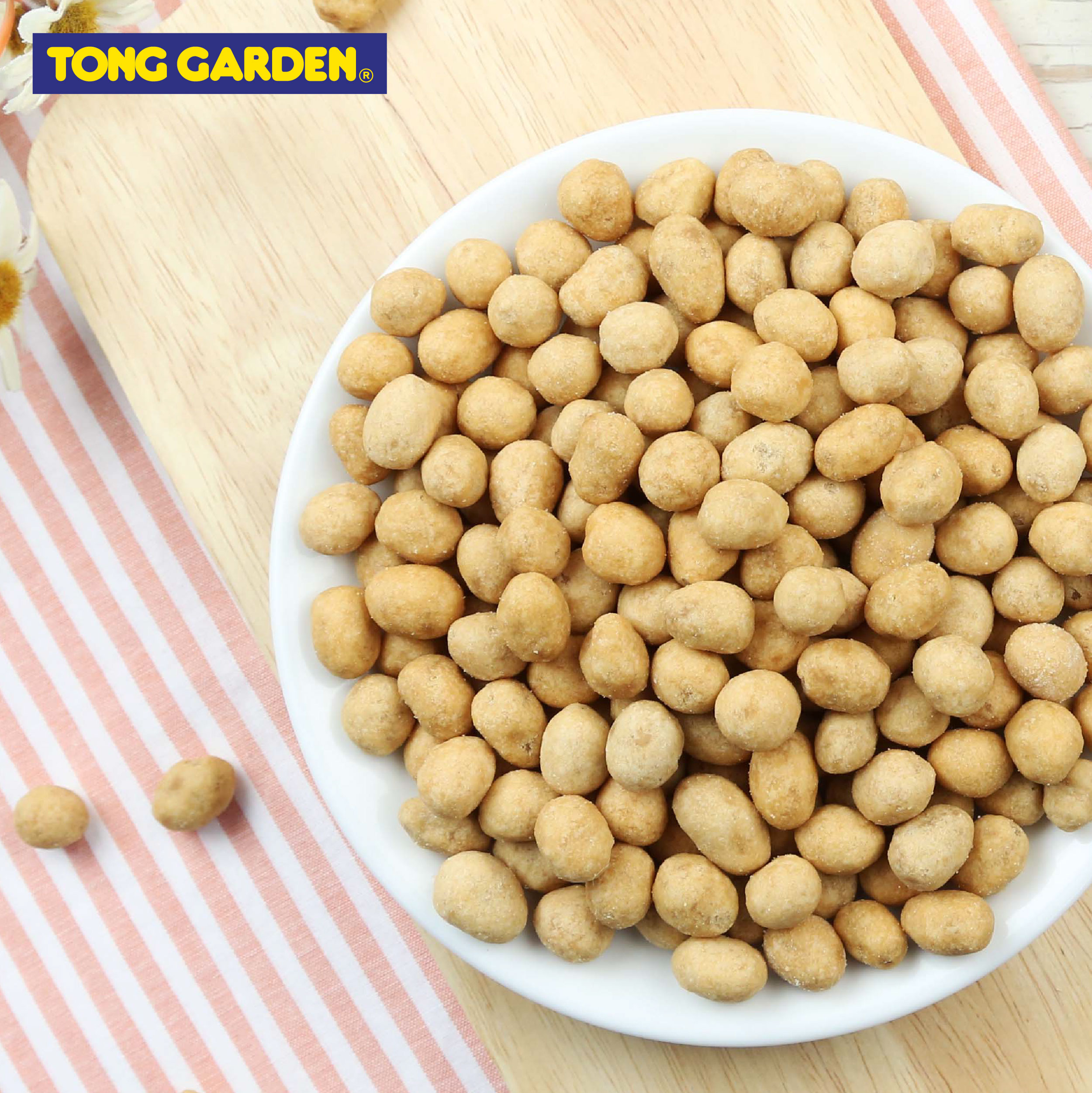 ĐẬU PHỘNG DA CÁ SỮA DỪA TONG GARDEN LON 190G