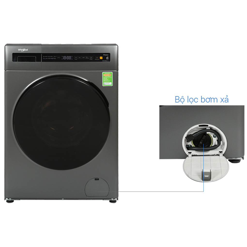Máy giặt Whirlpool Inverter 9 kg FWEB9002FG - Chỉ giao HCM