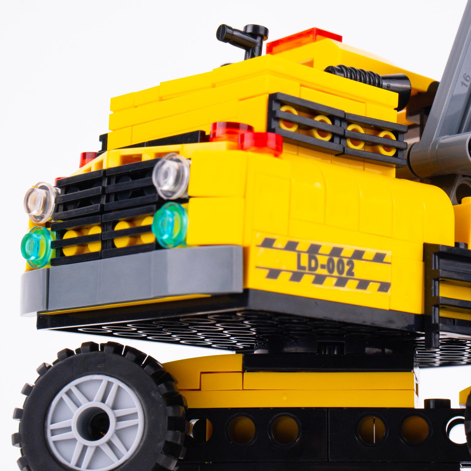 Đồ Chơi Lắp Ráp Máy Xúc Đào Thủy Lực 2 Trong 1 - Hydraulic Excavator - Toys&amp;Joys 8632 (268 Mảnh Ghép)