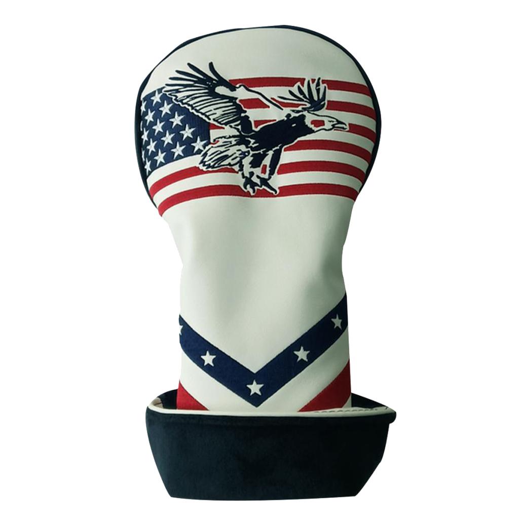 Golf Club Head Cover No. 1 Wood Driver Headcover Guard With Number Tag