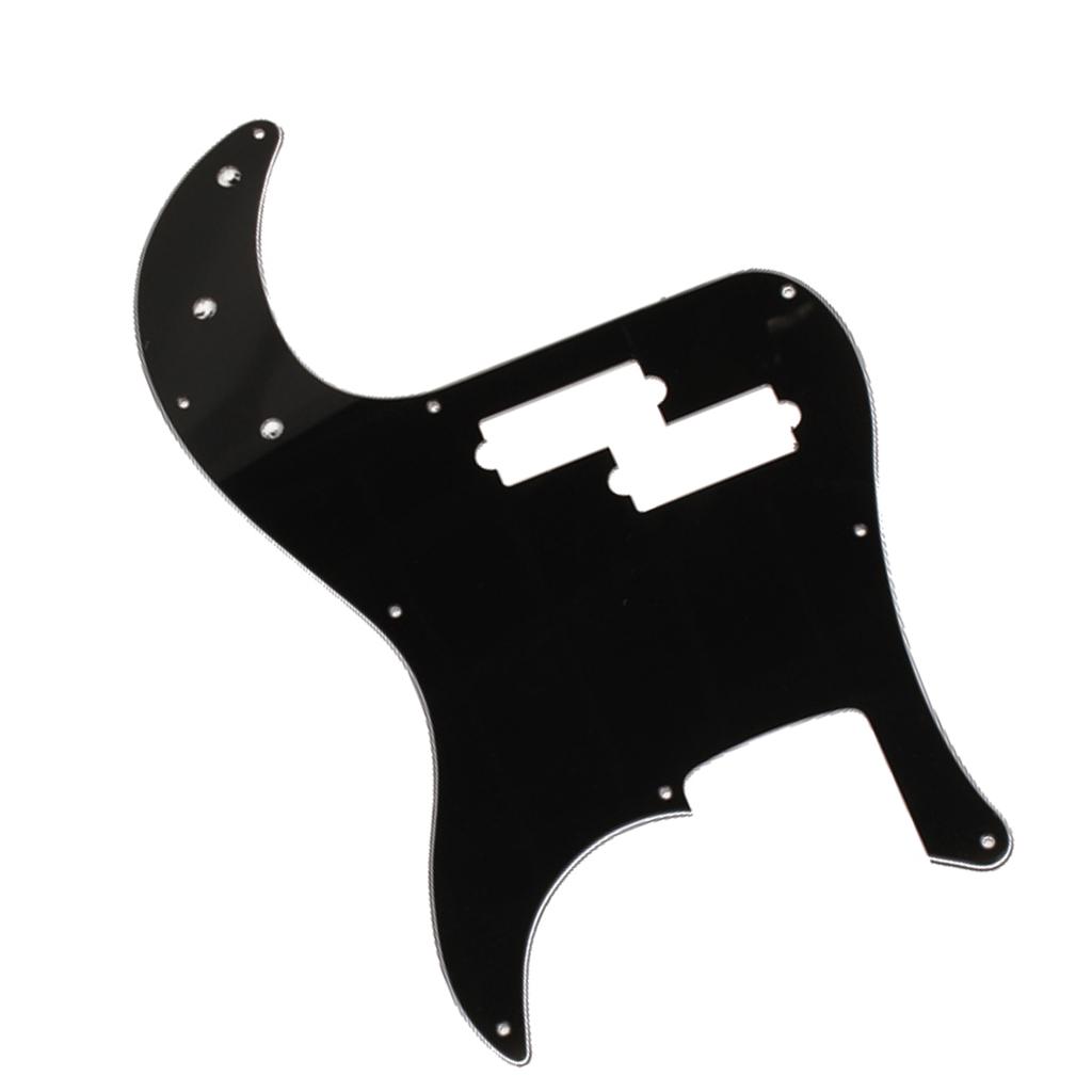 Black  9 Holes Pickguard PVC Anti-scratch For  Guitar Parts