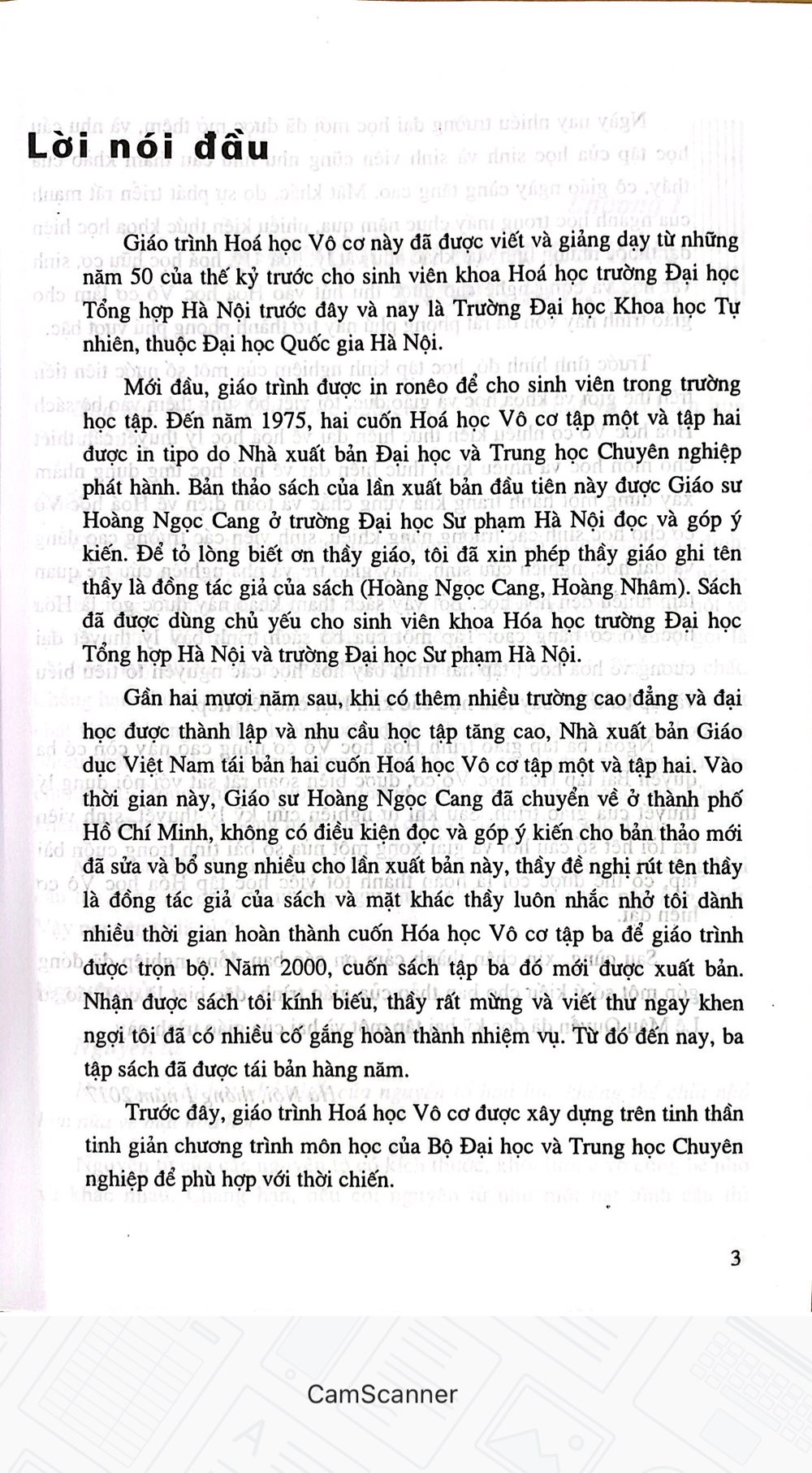 Hóa Học Vô Cơ Nâng Cao Tập 1 - Lý Thuyết Đại Cương Về Hóa Học.