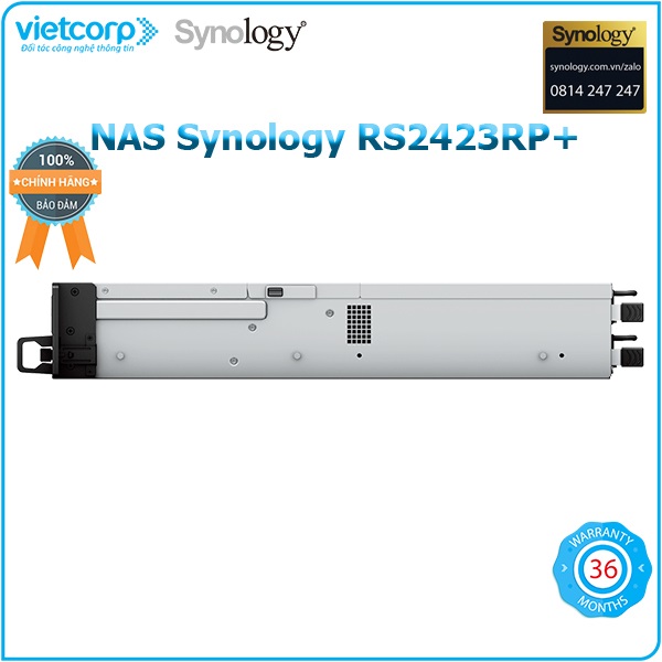 Thiết bị lưu trữ NAS Synology RS2423RP+ - Hàng Chính Hãng