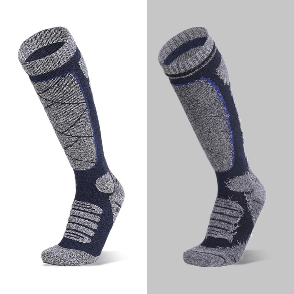 Vớ thể thao cao tới đầu gói chắc chắn, thoáng khí, mau khô dành cho các môn thể thao mùa đông, trượt