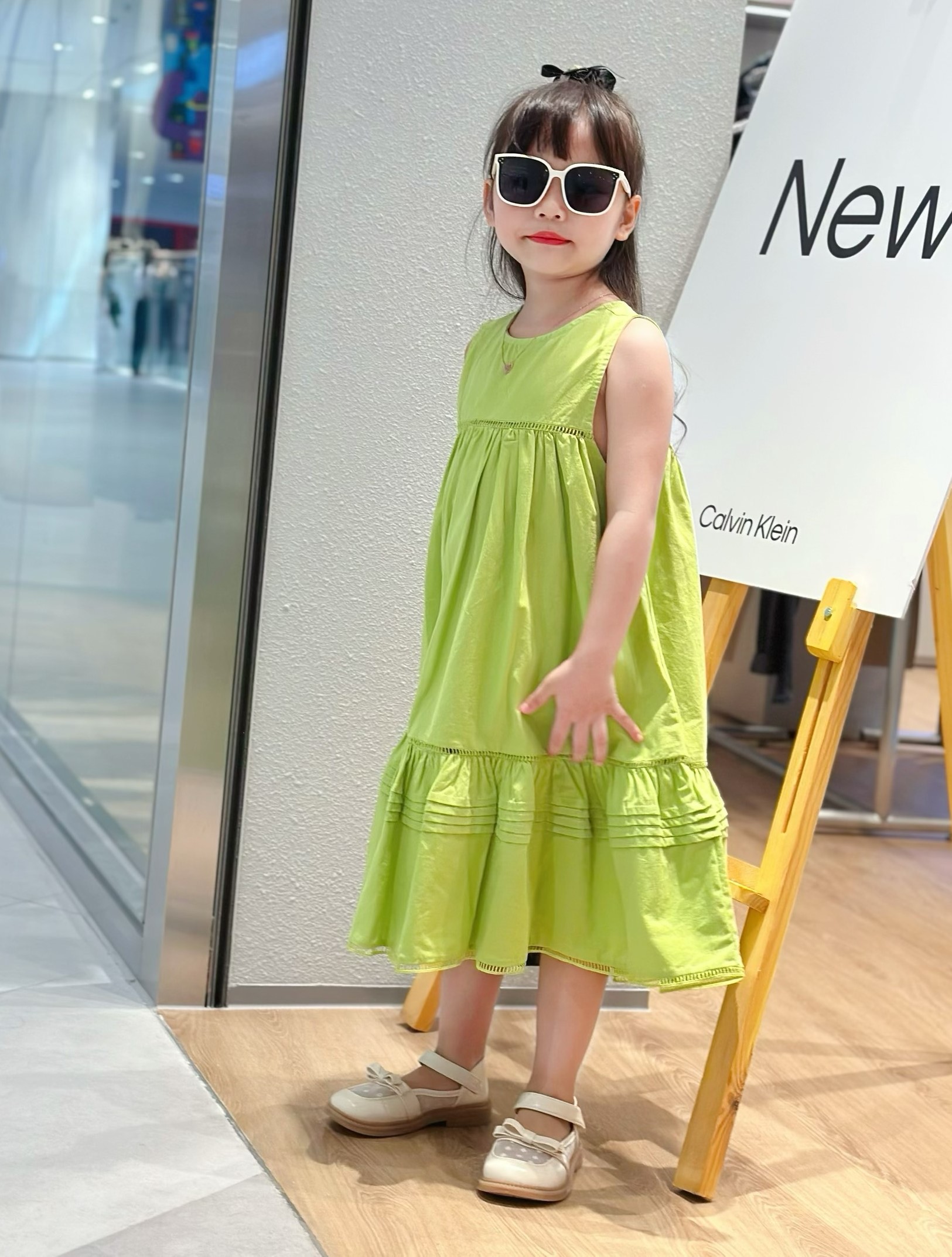Váy đầm bé gái Xanh MS202078