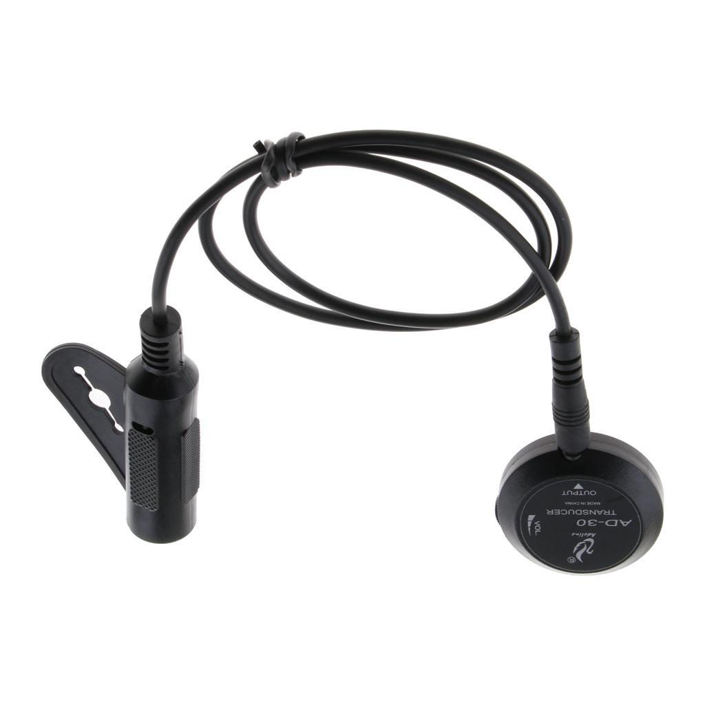 Guitar EQ Pickup Piezo Transducer for Acoustic Guitar Ukulele Mandolin Banjo