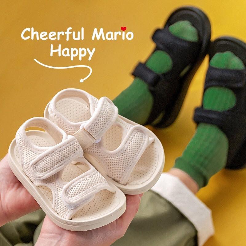 Dép sandal trẻ em Cheerfull Mario LƯỚI siêu nhẹ mềm êm chống trơn trượt cho bé MÃ VGR65