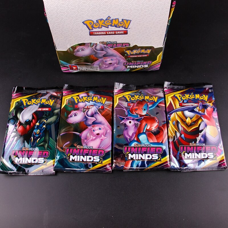 Bộ Thẻ Bài Pokemon 324 Thẻ Trading Card Game Sun&Moon Unified minds TCG Sưu Tập Đẹp Đọc Đáo