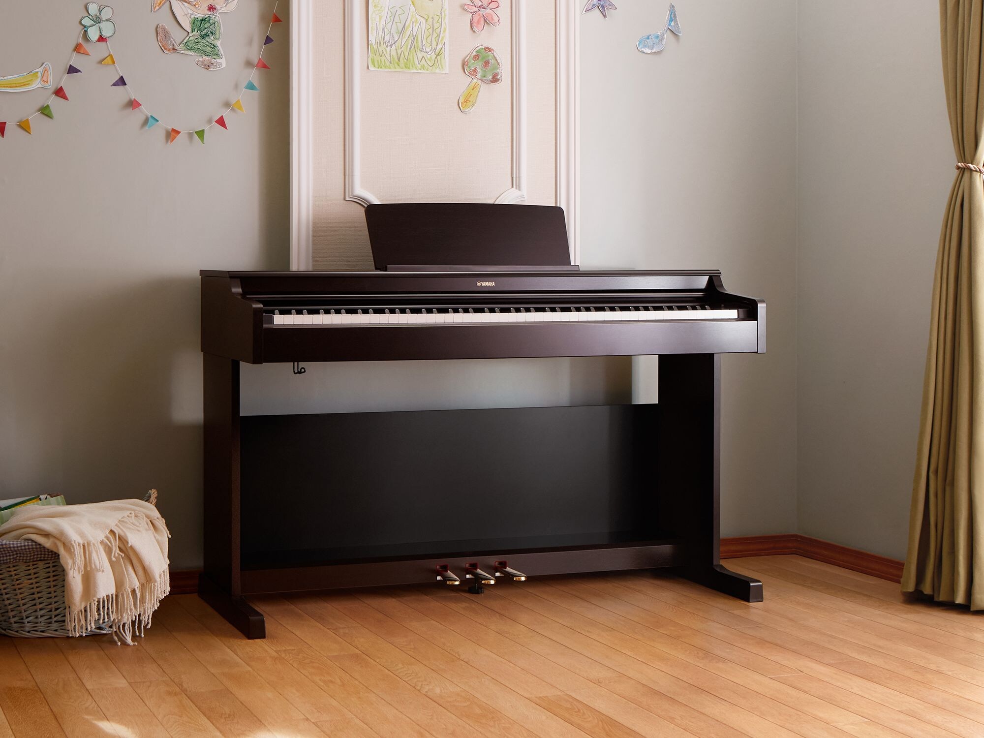 Đàn Piano điện, kỹ thuật số/ Home Digital Piano - Yamaha YDP-165 (YDP165) - Arius, Standard series - Màu Dark Rosewood (DR) - Hàng chính hãng