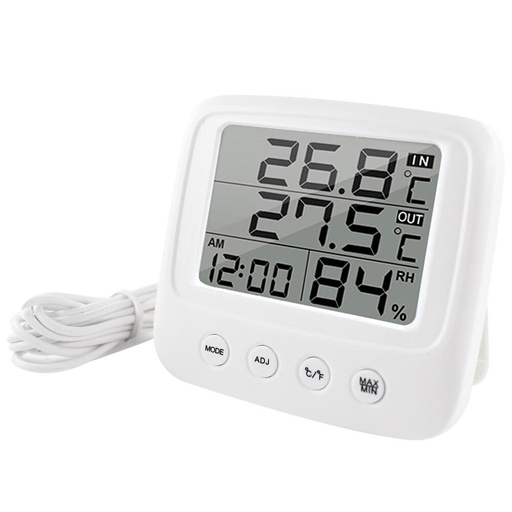 Digital LCD Indoor Convenient Temperature Sensor Humidity Meter Thermometer Hygrometer Gauge