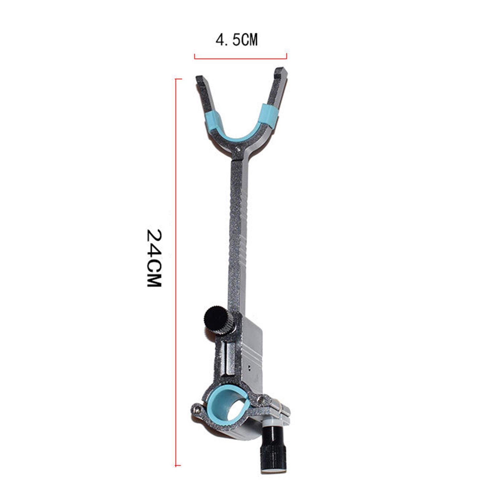 Rod Holders for Bank Fishing, Fishing Pole Holder Aluminum Alloy Lightweight Fishing Rod Bracket for Lakes Boat Outdoor Fishing Accessories